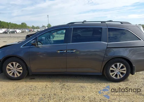 2014 Honda Odyssey Ex-L из США, поврежденный, VIN 5FNRL5H67EB035079
